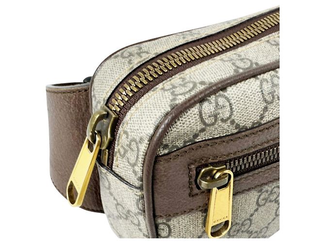 Borsello da vita Gucci Ophidia GG Supreme Canvas Marrone - vista 7