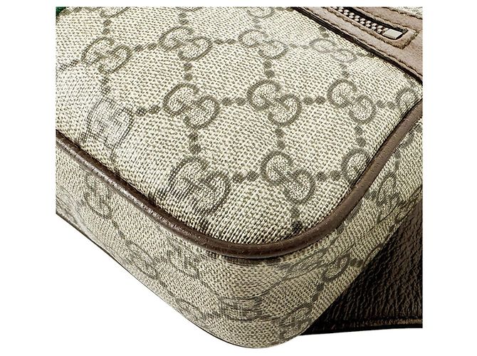 Borsello da vita Gucci Ophidia GG Supreme Canvas Marrone - vista 8