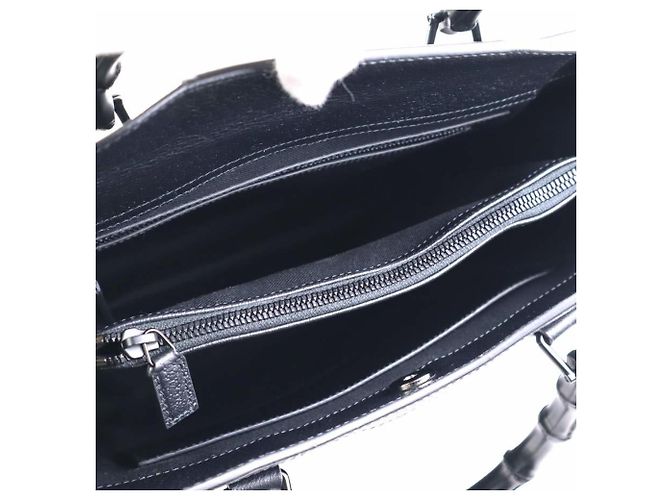Borsa a mano/Borsa a tracolla Gucci Diana in pelle e bambù Nero - vista 5