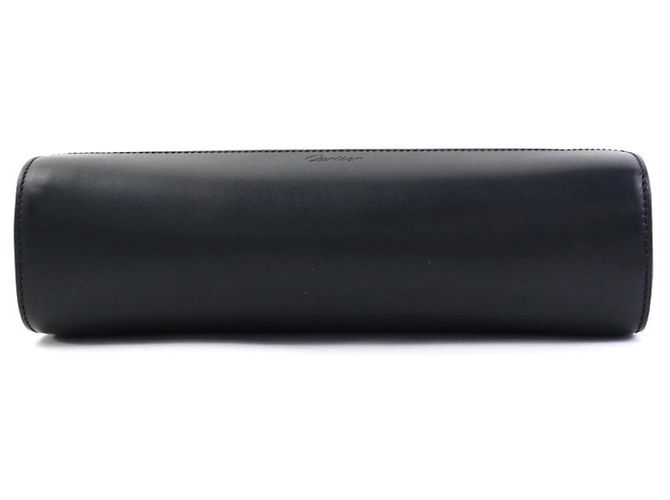 Borsa a pochette Cartier in pelle nera Nero - vista 4