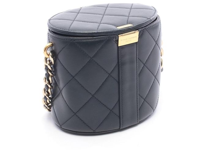 Borsa a tracolla Vanity Chanel Matelassé Nero - vista 2