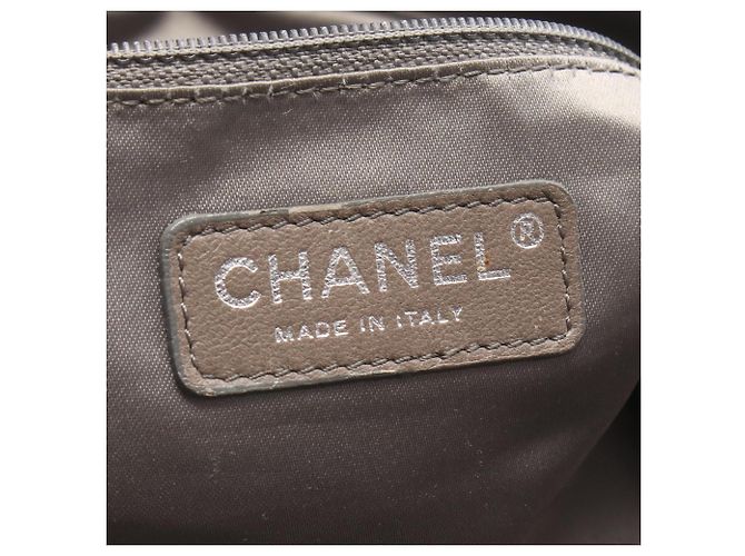Borsa Tote Chanel Lady Braid Large Blu navy - vista 4