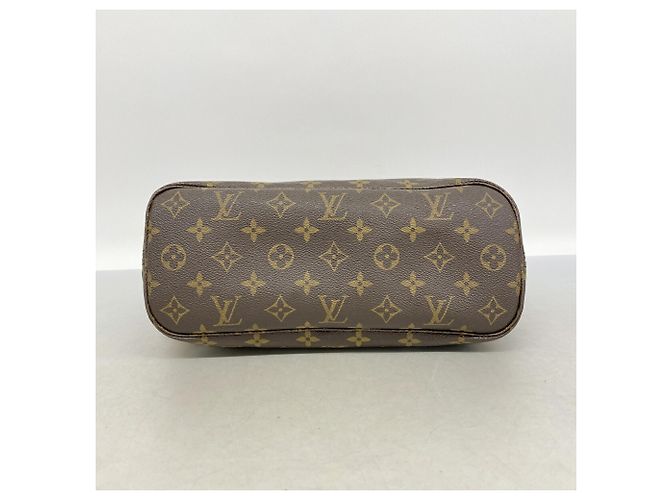 Borsa Tote Louis Vuitton Monogram Neverfull PM Marrone - vista 3