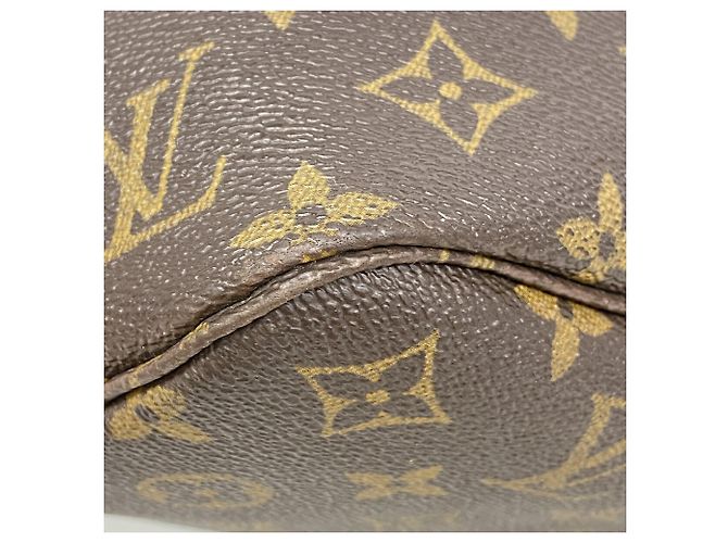 Borsa Tote Louis Vuitton Monogram Neverfull PM Marrone - vista 9
