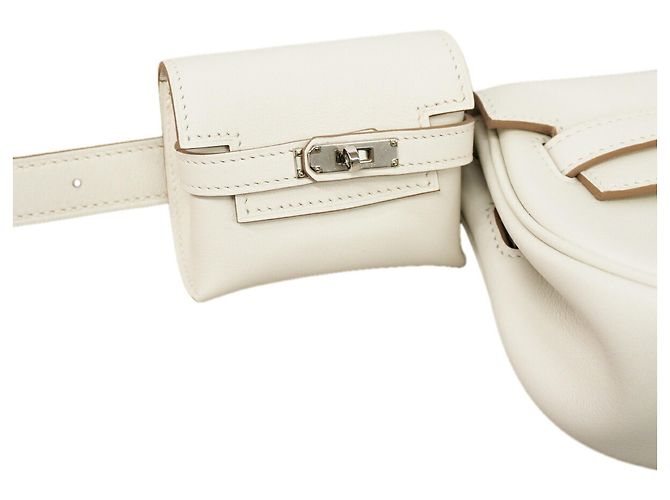 Hermès Borsa vita Hermes Kelly Move Bianco - vista 9