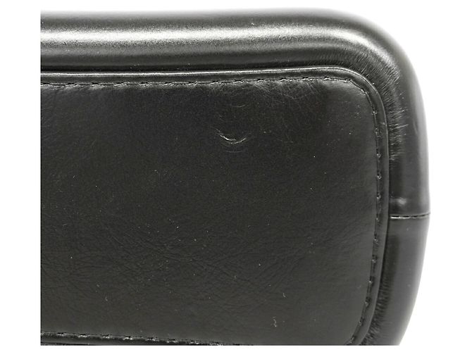 Borsa a tracolla Chanel Gabrielle Hobo Nero Blu navy - vista 10