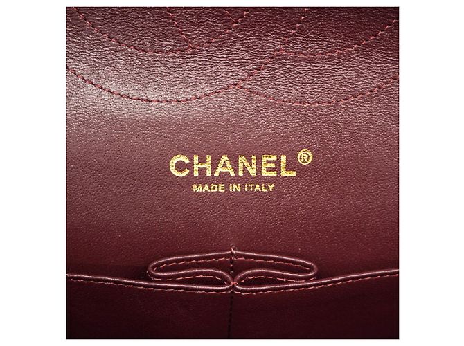 Borsa a tracolla Chanel in pelle d'agnello nera Nero - vista 5
