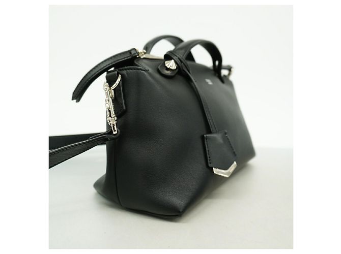 Borsa in pelle Fendi By The Way Nero - vista 2