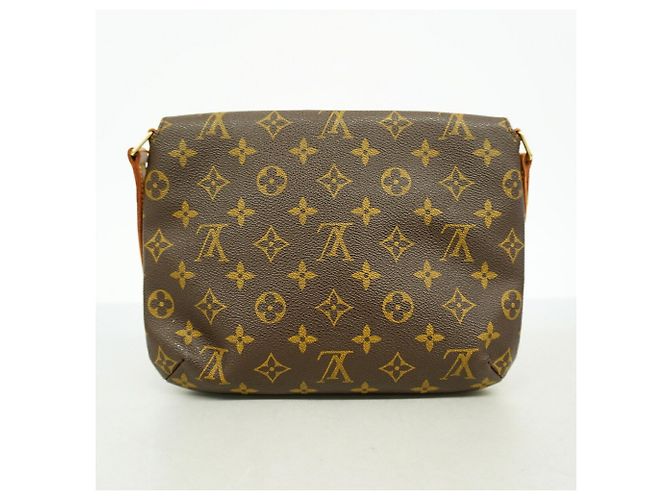 Borsa a tracolla Louis Vuitton Monogram Musette Tango Marrone - vista 10