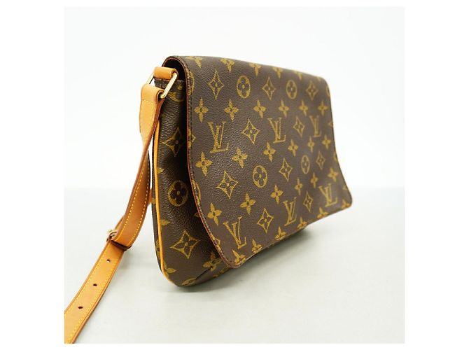 Borsa a tracolla Louis Vuitton Monogram Musette Tango Marrone - vista 2