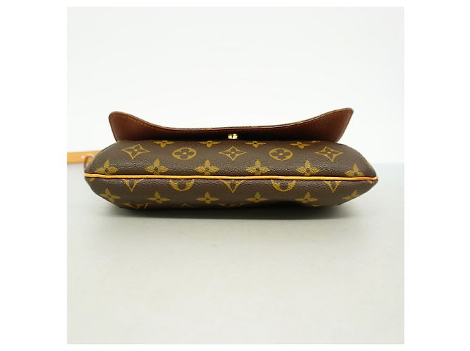 Borsa a tracolla Louis Vuitton Monogram Musette Tango Marrone - vista 3