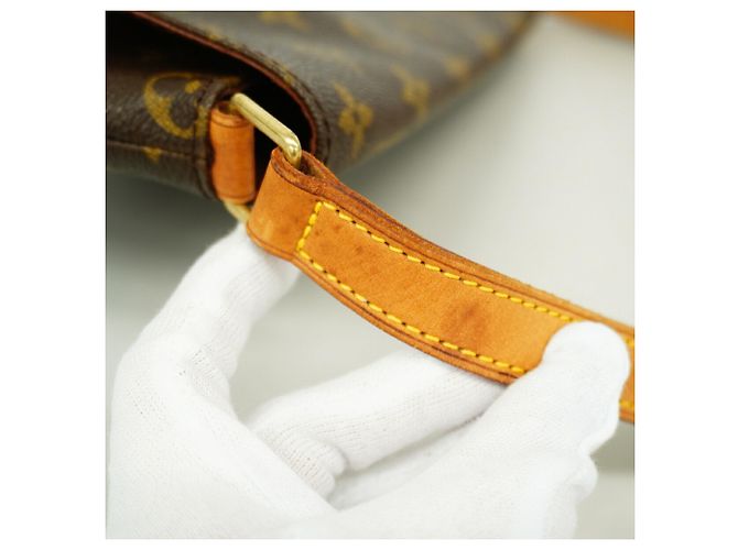 Borsa a tracolla Louis Vuitton Monogram Musette Tango Marrone - vista 9