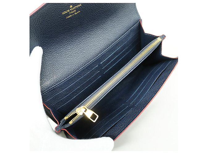 Louis Vuitton Monogram Empreinte Portefeuille Sarah Long Wallet Rot - Ansicht 3