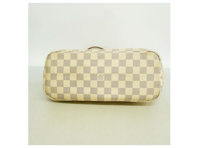 Saco Tote Louis Vuitton Damier Azur Neverfull PM Branco - vista 3