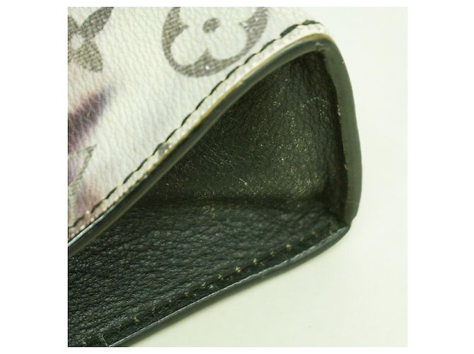 Louis Vuitton Monogram Galaxy Pochette Voyage MM Clutch Bag Nero - vista 9