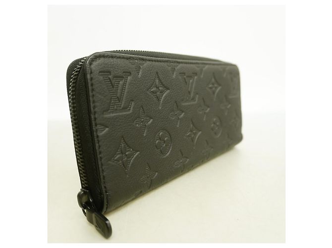 Cartera larga Zippy Monogram Shadow Louis Vuitton Negro - vista 2