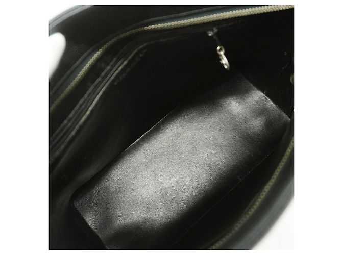 Bolso Tote Chanel de piel de becerro granulada negra Negro - vista 4