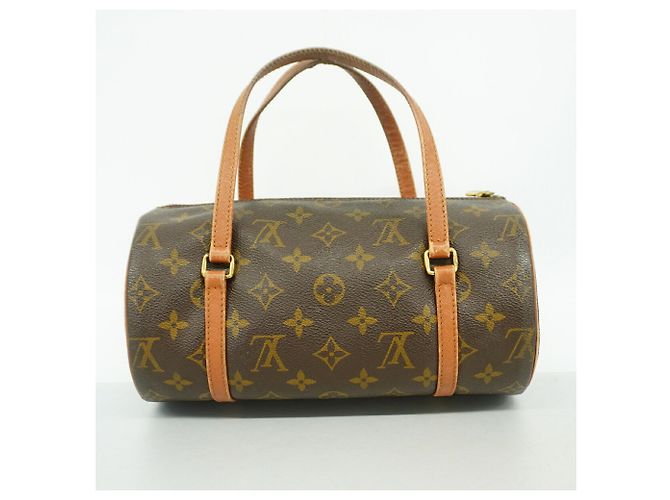 Borsa Louis Vuitton Monogram Papillon 26 Marrone - vista 11