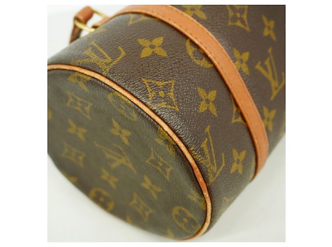 Borsa Louis Vuitton Monogram Papillon 26 Marrone - vista 6