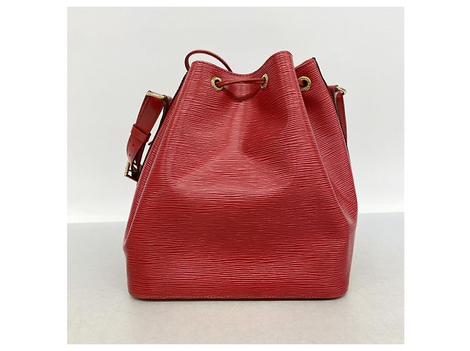 Noe Bolsa de Ombro Louis Vuitton Epi Petit Noé Vermelho - vista 11
