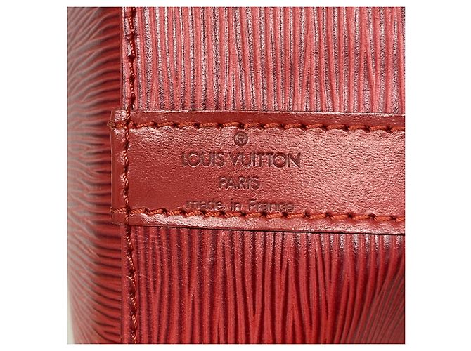 Noe Bolsa de Ombro Louis Vuitton Epi Petit Noé Vermelho - vista 5