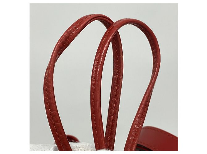 Noe Bolsa de Ombro Louis Vuitton Epi Petit Noé Vermelho - vista 8