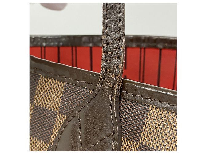Borsa Tote Louis Vuitton Damier Neverfull MM N51105 Ebene Damier ebene - vista 9