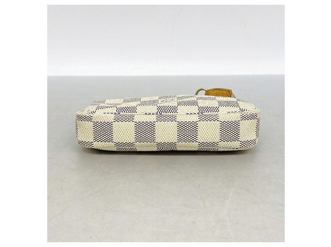 Louis Vuitton Damier Azur Mini Pochette Accessoires Bianco - vista 3