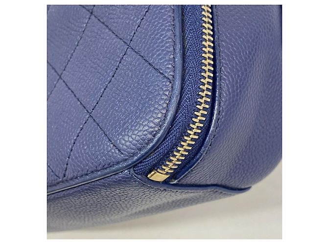 Borsa Vanity Chanel Navy Blu navy - vista 6