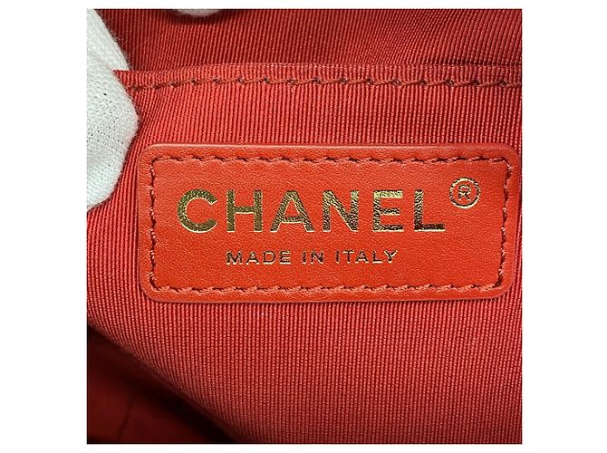 Timeless Borsa Sling Chanel Matelassé in pelle d'agnello Rosso - vista 5