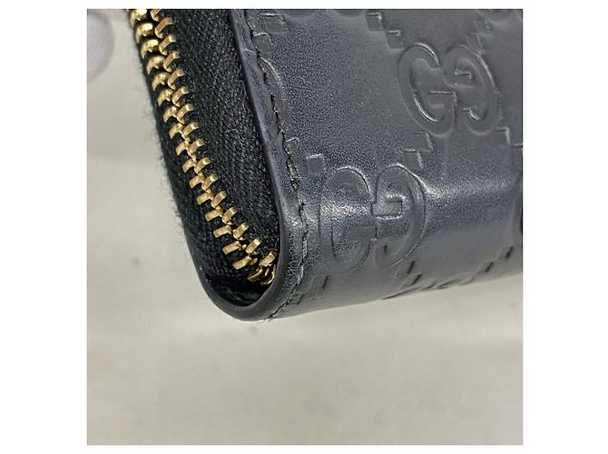 Gucci Black Leather Long Wallet - view 5