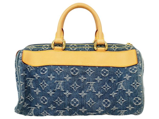 Bolso Louis Vuitton Monogram Denim Neo Speedy Azul - vista 10