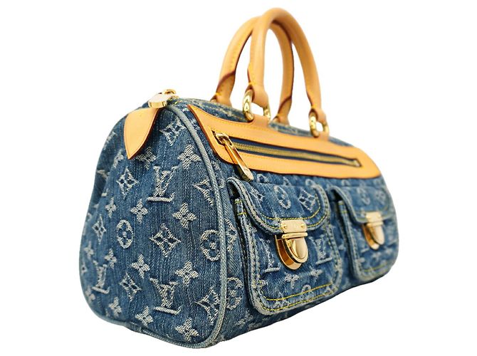 Bolso Louis Vuitton Monogram Denim Neo Speedy Azul - vista 2