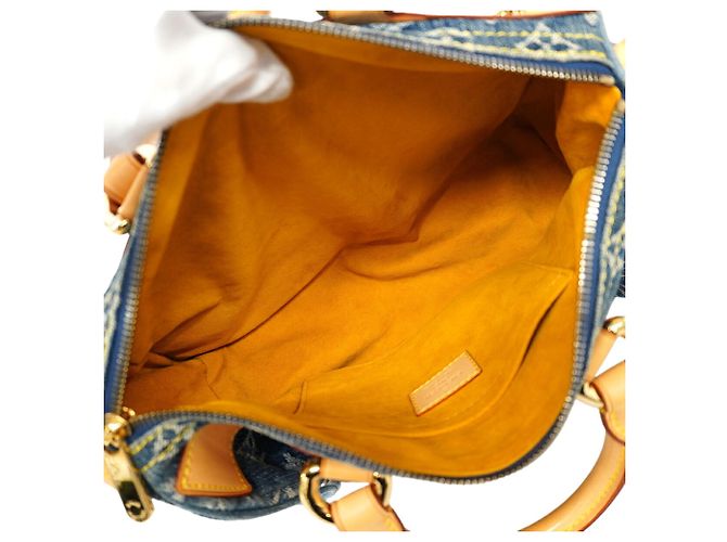 Bolso Louis Vuitton Monogram Denim Neo Speedy Azul - vista 4