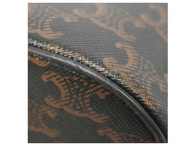 Céline Borsa Celine Triomphe Onorin Marrone Nero - vista 6