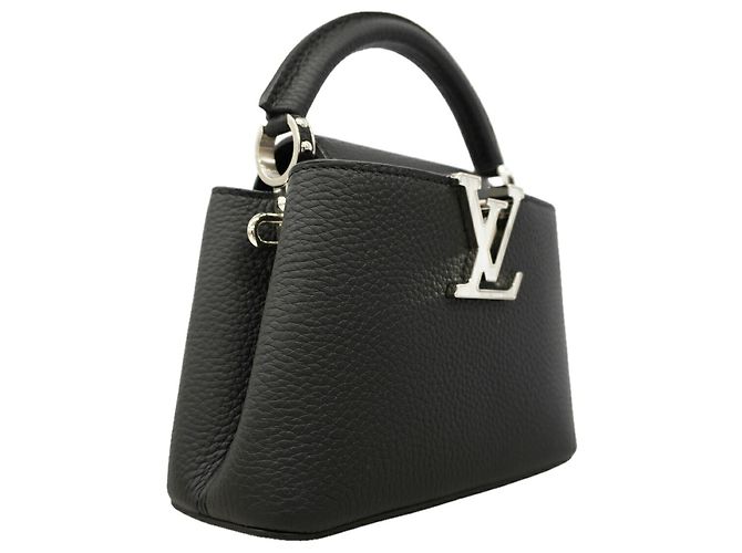 Borsa Louis Vuitton Capucines MINI Nero - vista 2