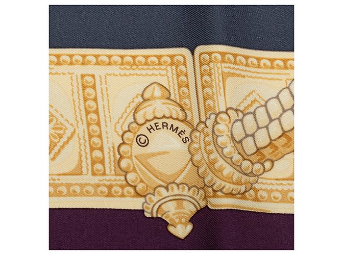 Hermès Hermes Carre 90 Ceintures et Liens Schal Mehrfarben Lila - Ansicht 4