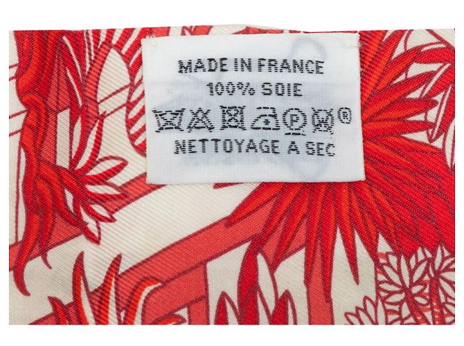 Hermès Sciarpa Twilly ANIMAPOLIS Hermes Rosso - vista 5