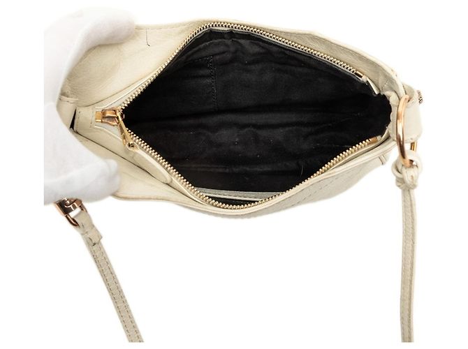 Everyday Borsa a tracolla Balenciaga Giant Hip Bianco - vista 4