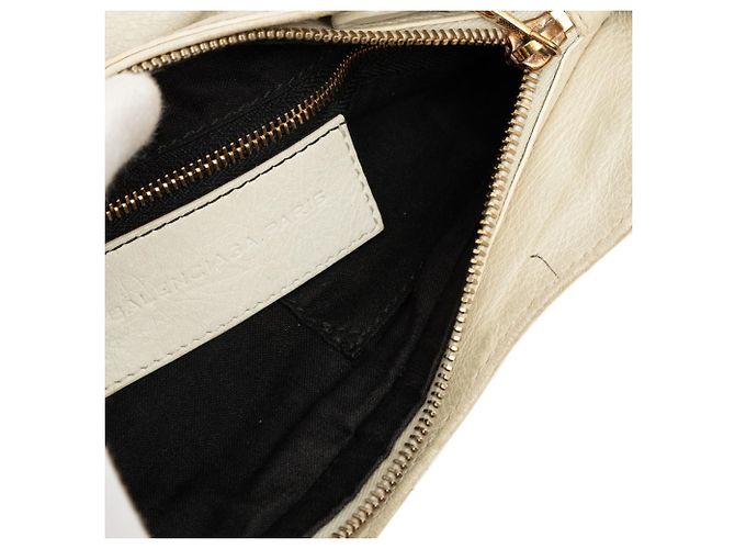 Everyday Borsa a tracolla Balenciaga Giant Hip Bianco - vista 6