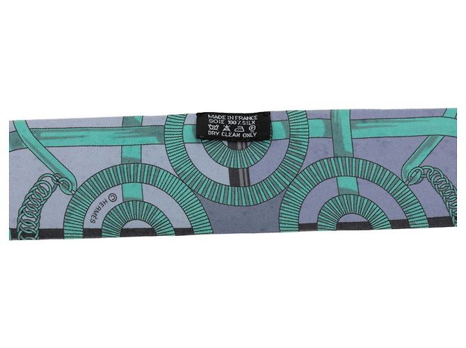 Hermès Hermes Twilly Eperon d'Or Mehrfarbiges Seidentuch Mehrfarben - Ansicht 6