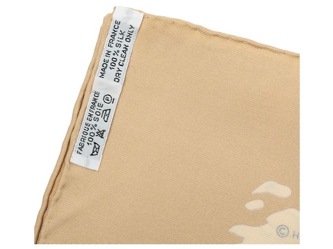 Hermès Hermes Carre 90 Africa Schal Beige - Ansicht 8