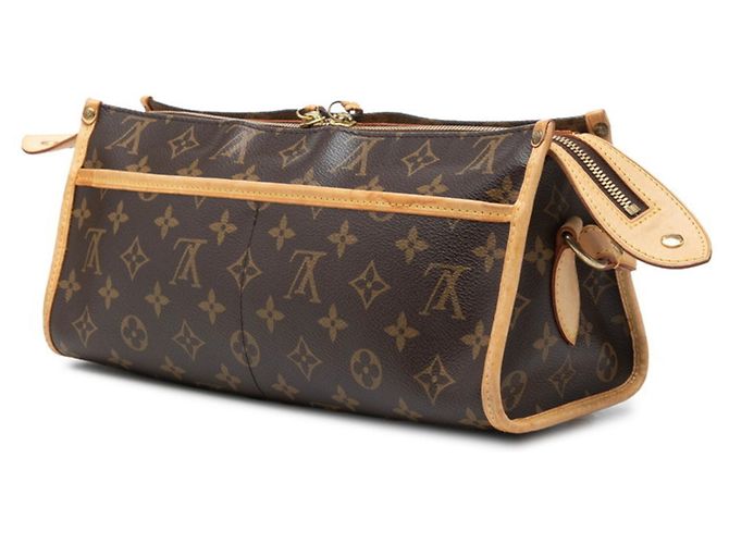 Bolso bandolera largo Popincourt Monogram Louis Vuitton Castaño - vista 2