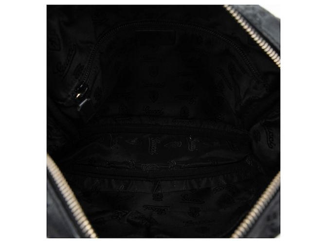 Borsa a tracolla Gucci Guccissima in pelle nera Nero - vista 4