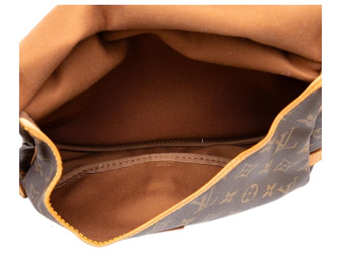Sac bandoulière Louis Vuitton Monogram Saumur 30 Marron - vue 5