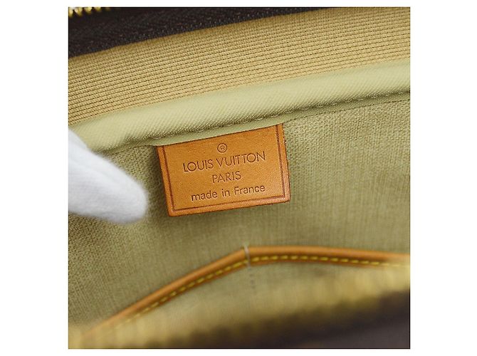 Louis Vuitton Deauville Monogram Canvas 34 Marrone - vista 4