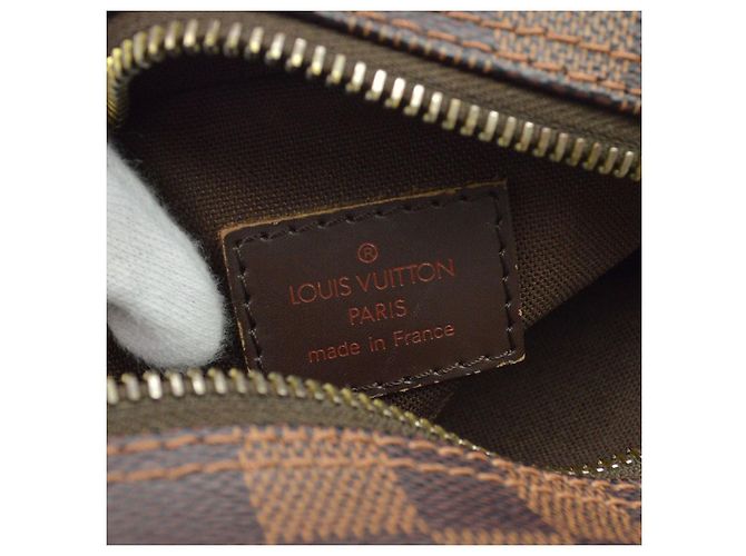 Louis Vuitton Olav Damier Ebene PM Marrone - vista 4