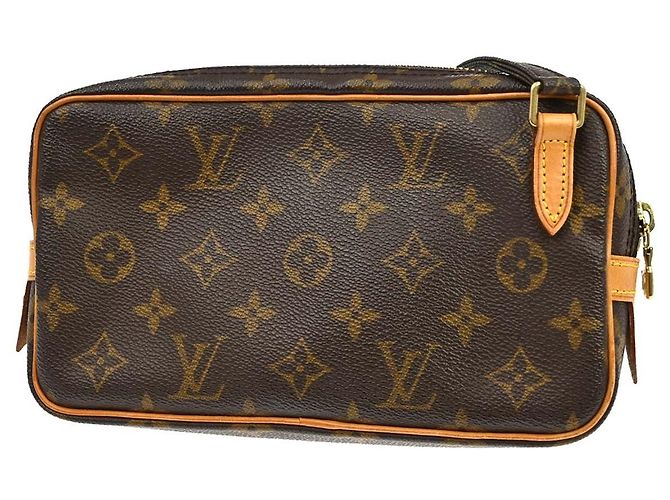 Louis Vuitton Pochette Marly Bandouliere Monogram Canvas medium Marrone - vista 2