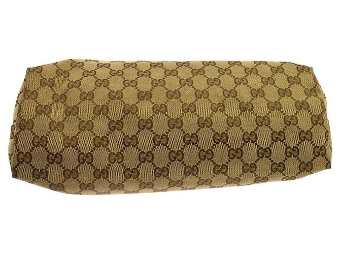 Gucci Web Zip GG Canvas Small Beige - vista 7
