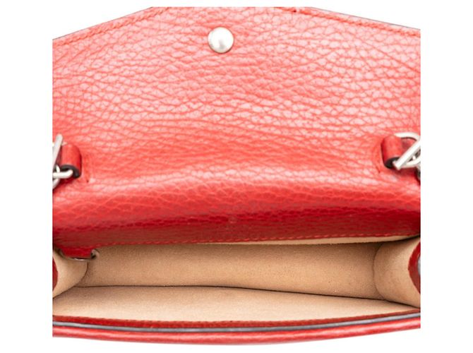 Bolsa de Ombro com Corrente Gucci Dionysus Vermelho - vista 4
